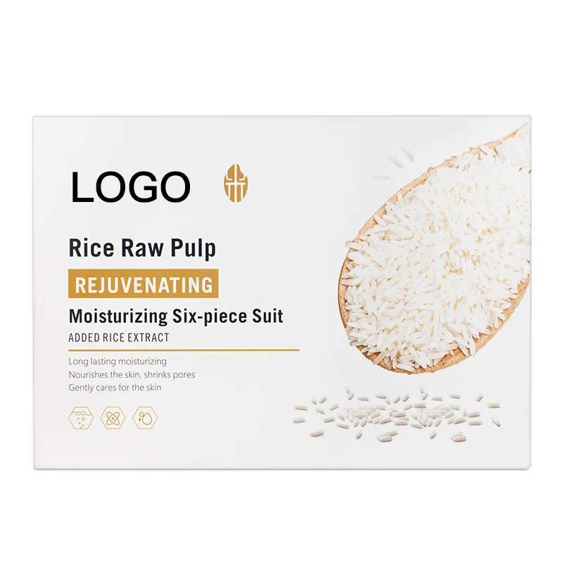 private label korean organic raw rice pulp anti-acne facial cleanser customize logo rice whitening foam face wash for oily skin