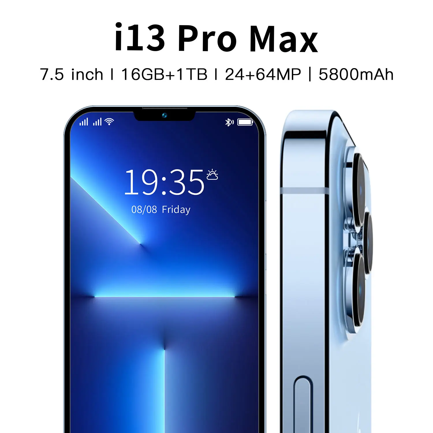 Best Price Wholesale I 13 Pro Max Smart Phones 12gb+512gb 6.5-inch Full-screen Hd 13+32mp Camera Mobile Phones
