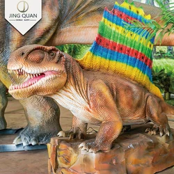 Dimetrodon Realistic Dinosaur Costume Jurassic World Automatic Outdoors Theme Park Animatronic Model Robotic