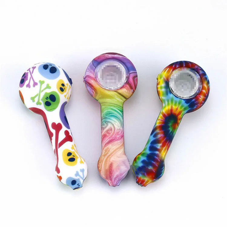 new coming glass blunt pipes silicone tobacco pipe smoking accessories weed smoke buddy dabs rig glass bowl smoke dabs pipe