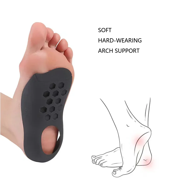 Low Price Guaranteed Quality Arch Support Half Pad Shoe Insole