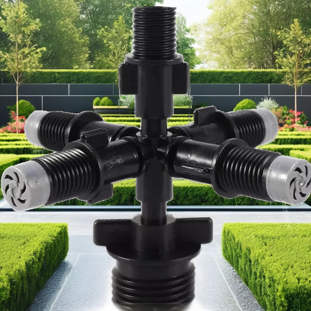 Manufacturer-Supplied 5-Head Adjustable Garden Spray Nozzle Greenhouse Automatic Nebulized Irrigation Sprinkler Durable Plastic