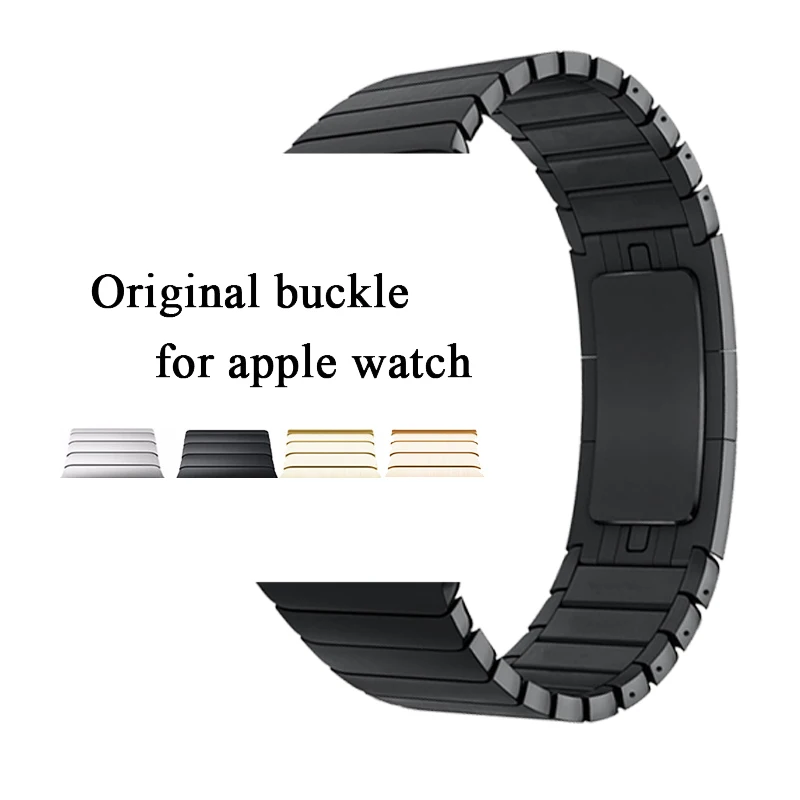 Space Black Link Bracelet for Apple watch band 40mm 44mm Silver  Link Bracelet for  iWatch bands 38mm 42mm