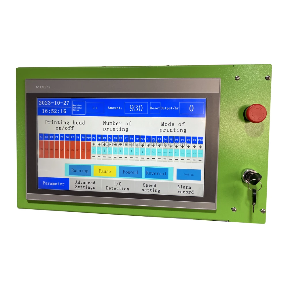 DGRUIDA 10 Color 22 Stations Automatic Screen Printing Machine