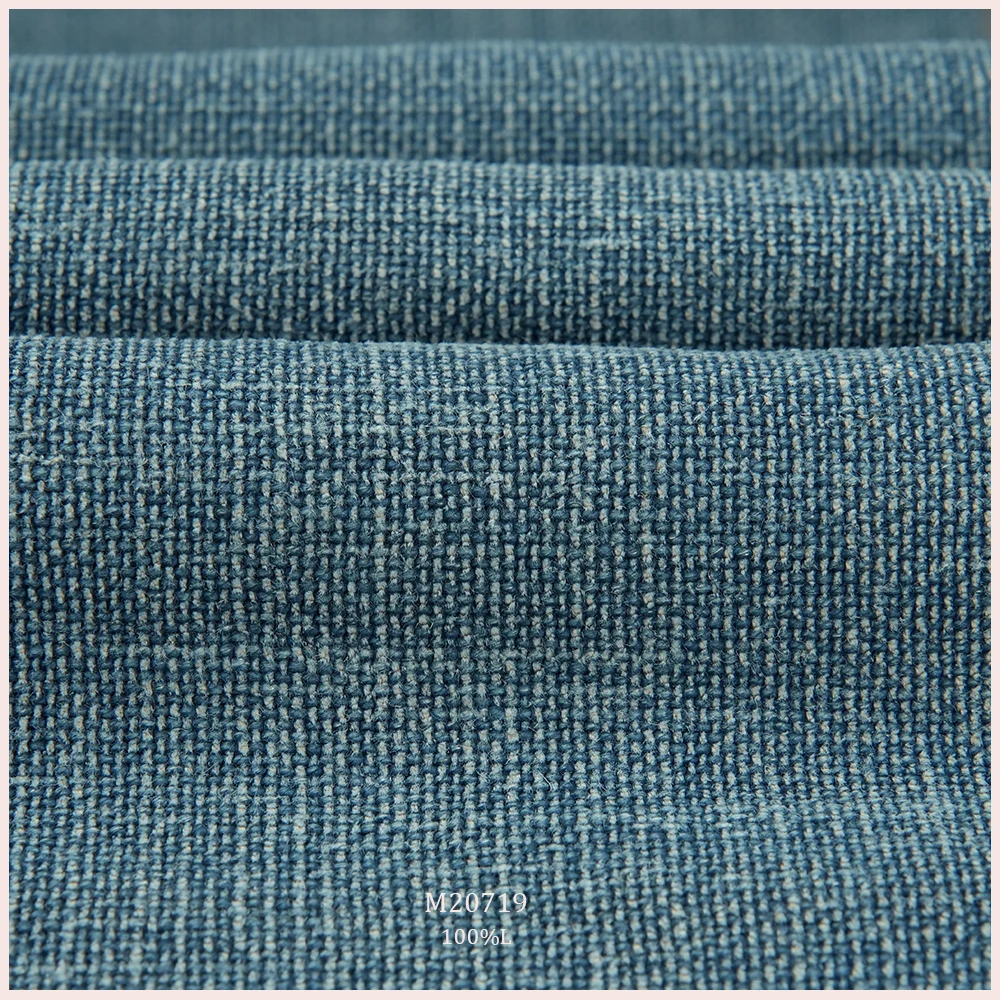 Gorgeous Print 100% Linen Upholstery Fabric Linen Fabric For Curtain Sofa Furniture Cushion