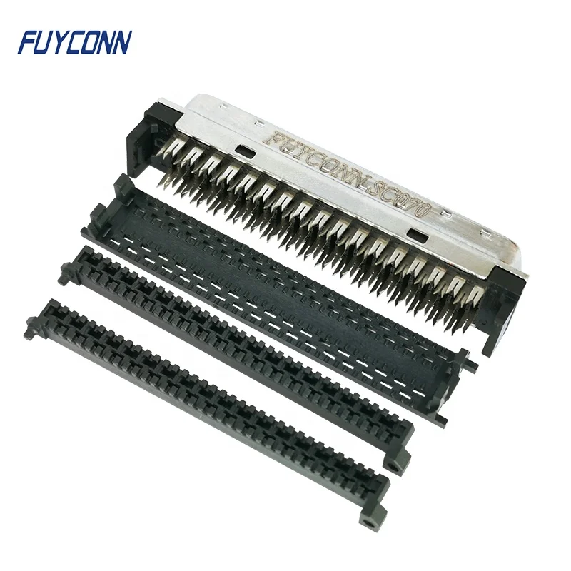 SCSI Cable CN type Servo connector 50pin 68pin 100pin SCSI Mini D Ribbon MDR Connector, 1.27mm pitch IDC SCSI Connector