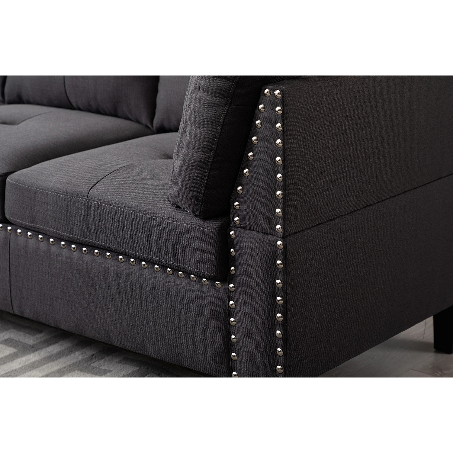 2023 new arrivals elegant living room furniture modular sofa modern fashion design durable fabric sectional sofa