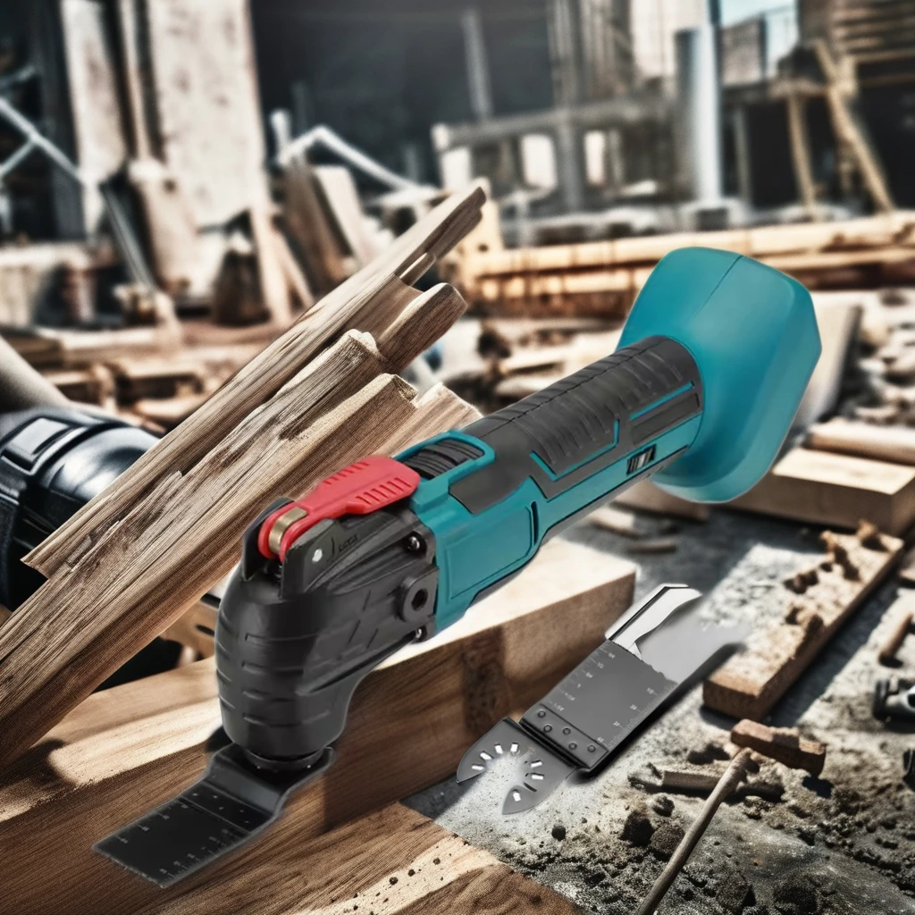 Multi-Function Oscillating Woodworking Tool Electric Cutting & Grinding Machine with Lithium Battery Power Tool