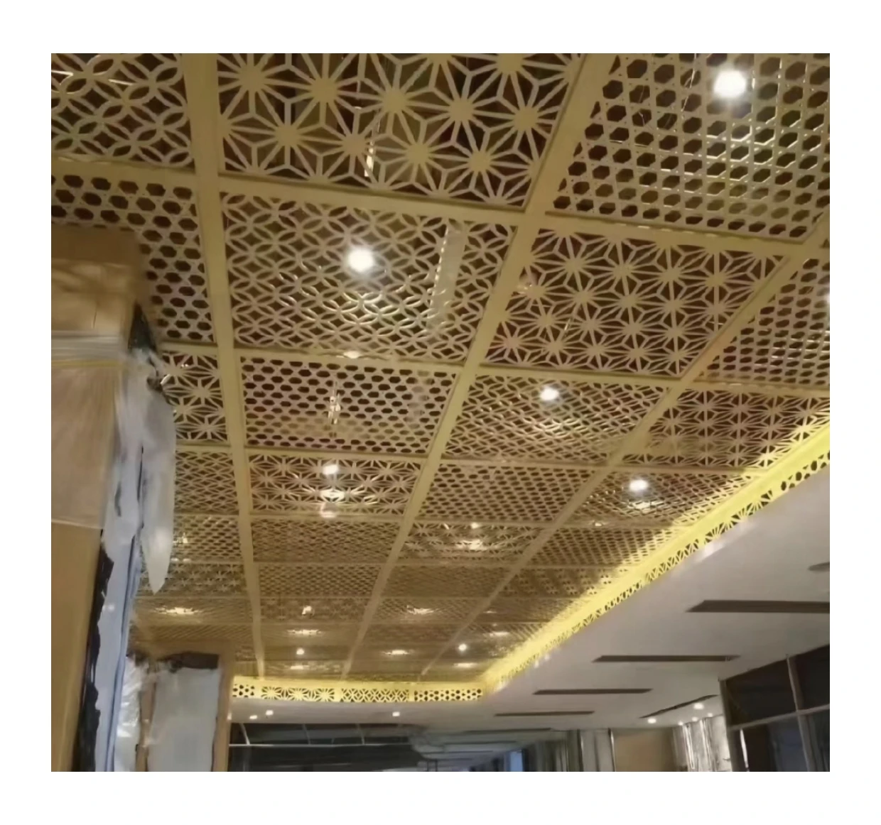 3d Wall Panels Outdoor Wall Decorative Screen Facade Aluminum Laser Cut Panels Perforated Wall Panels