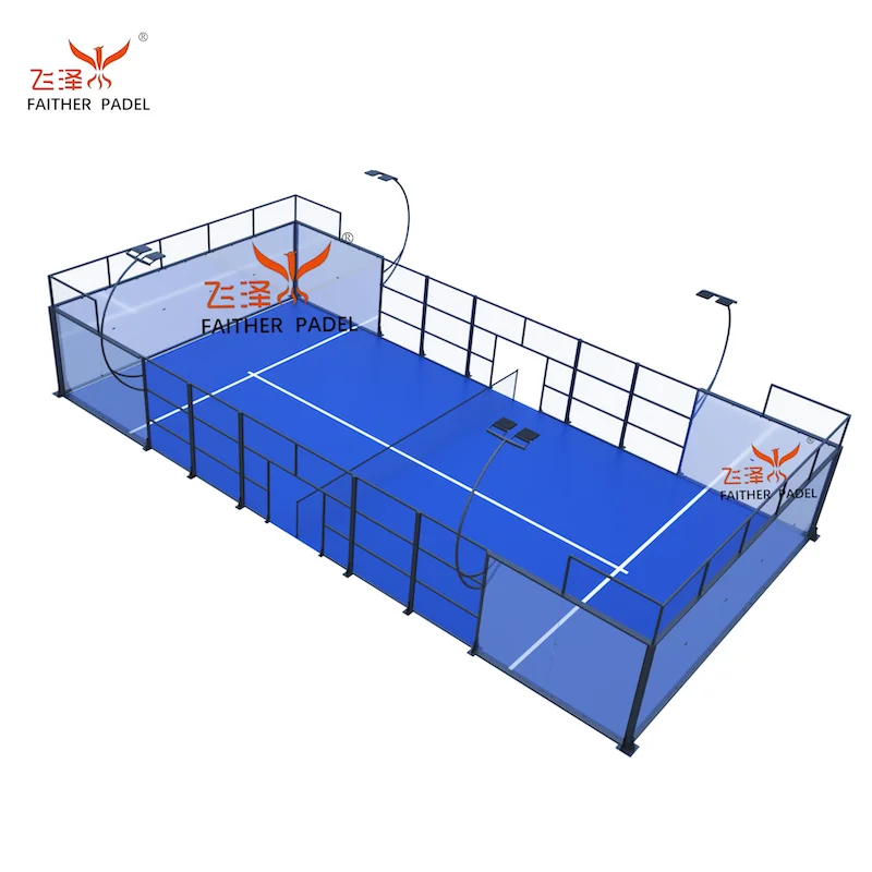 Source Factory Sturdy and Durable Padel Courts Paddle Tennis to Sports Clubs Padel Clubs for Daily Training and Competition