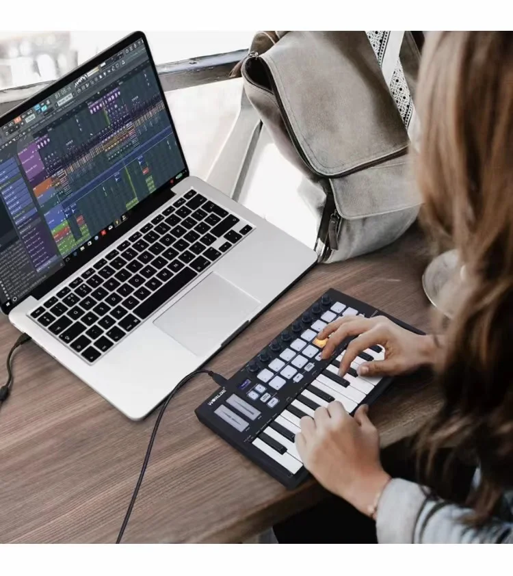 Worlde орка мини, как Novat1on, мини MK3, музыкальный пианино, студийная MIDI-клавиатура, контроллер, 25 клавиш