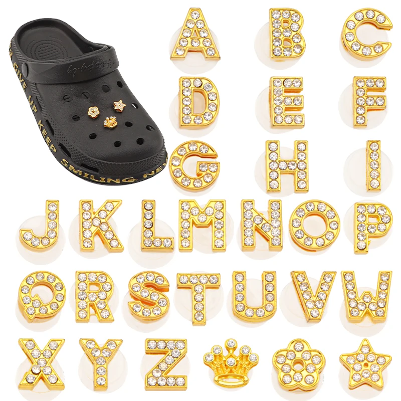 2024shoe charms wholesale Number English Letter Buckle Shoe flower Charms Accessories Shoes Charm Shoe Decorative