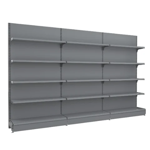 5 layers,single side  Heavy Duty Cold-rolled Steel Rack Gondola shelving for grocery store