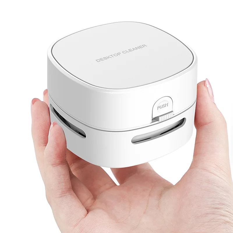 Portable Dry Battery Dust Sweeper Small Office Desktop Clean Machine Multicolor Table Mini Vacuum Cleaner for Home and Car Gift