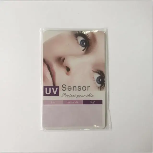 
Custom Printing 0.76mm PVC Plastic Credit Card Size UV Sensor Test Card 