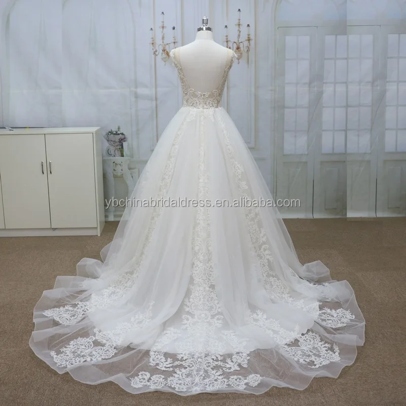 Alibaba Wholesale White Wedding Dress Bridal Gown Ball Gown Wedding Dress 2020