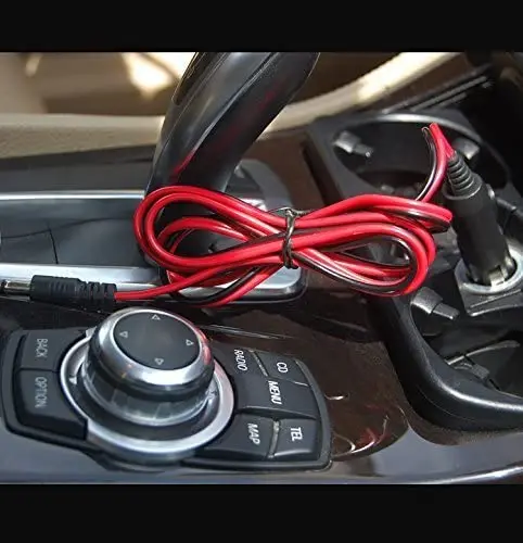 Automobile 12V Cigarette Lighter Blank Plug Switch Lighter Power Adapter Male Lighter Outlet With 5.5mm 2.1mm Female DC Jack