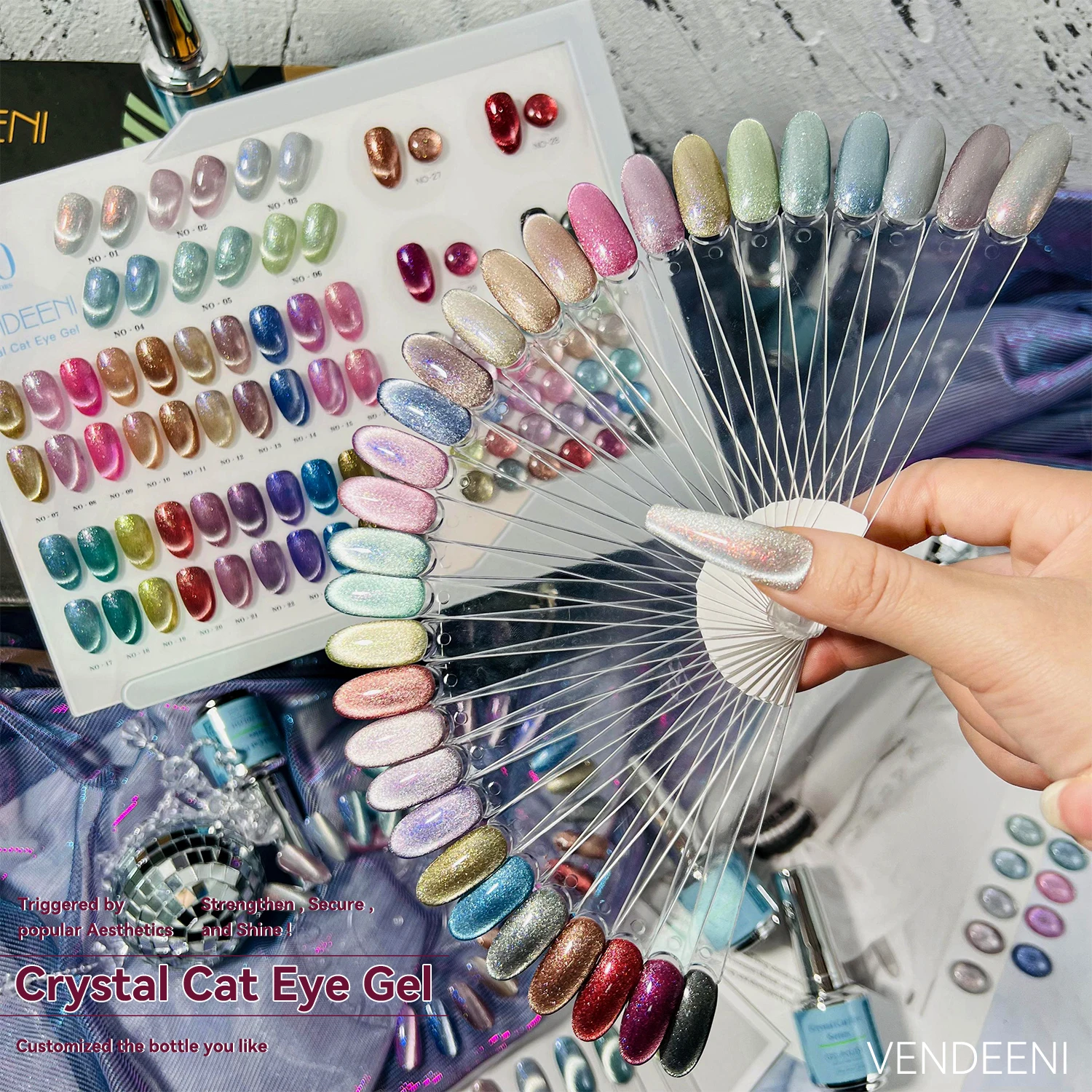 New style 30 colors cat eye gel polish set 15 ml sparkle gel polish non toxic gel nail polish professional wholesale