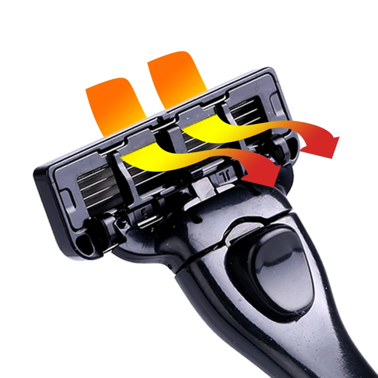 GOODMAX Razor Manufacturer High Quality 4 Blades Stainless Steel Facial Razor Men Shaving Razor