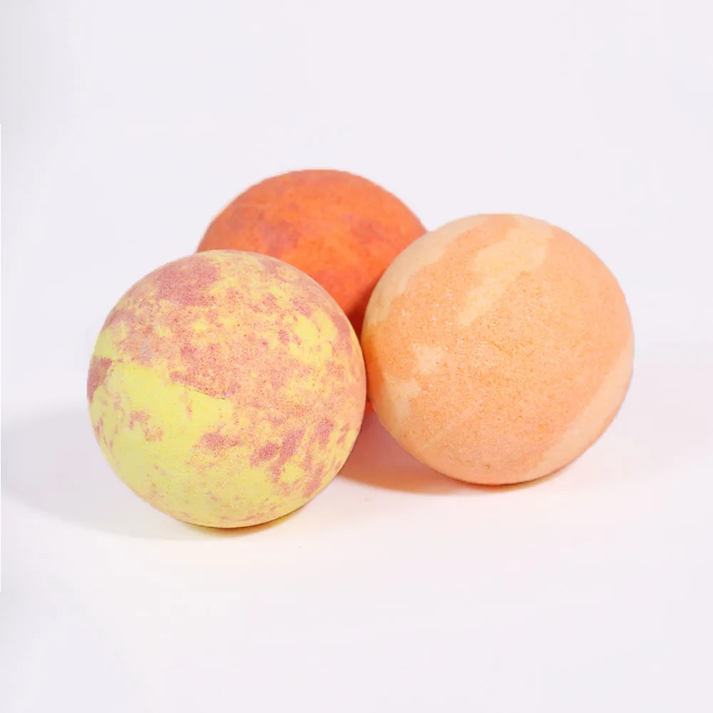 Custom 9 pcs Gift Package Portable Sea Salt Bath Uranus Venus Mercury Bomb Shape Body Spa Gift Set with Bubble Bath Salt