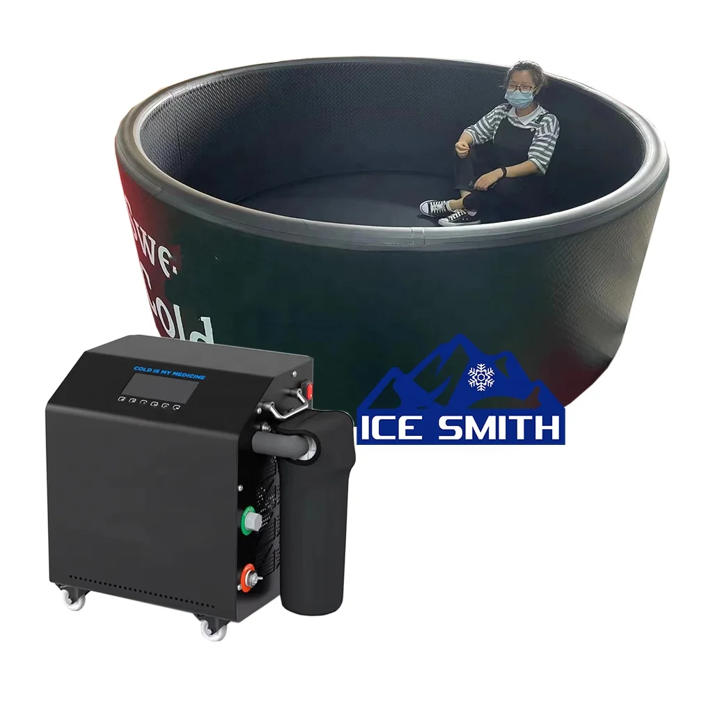 Inflatable Bathtub PVC Ice bath  Household adult bath bucket, full body plus cotton bubble bath bucket, large sweat bath bucket,