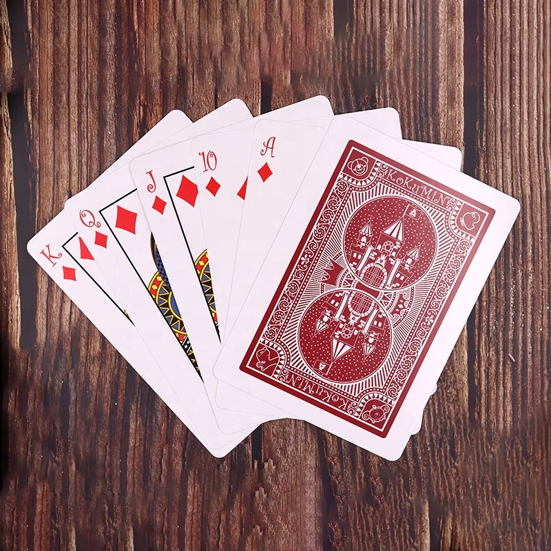 WJPC-Custom Paper Anime Nude Cartoon Poker Deck Trading Wholesale Dropshipping Recycled 280gsm Blue Core Playing Card Paper