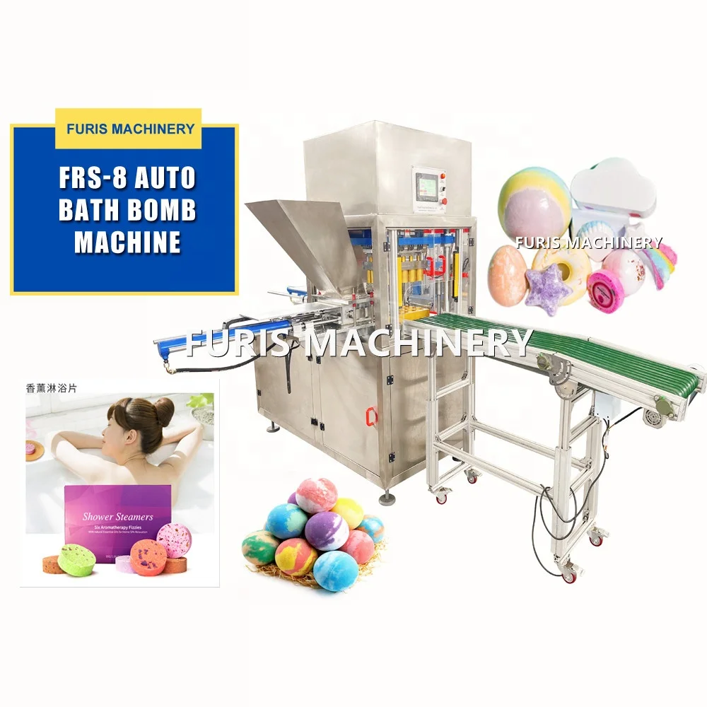 Multi Press Machine for Bath Bomb Balls Fizzy Shower steamers Shampoo bars Customized Mold Pneumatic Hydraulic Machine