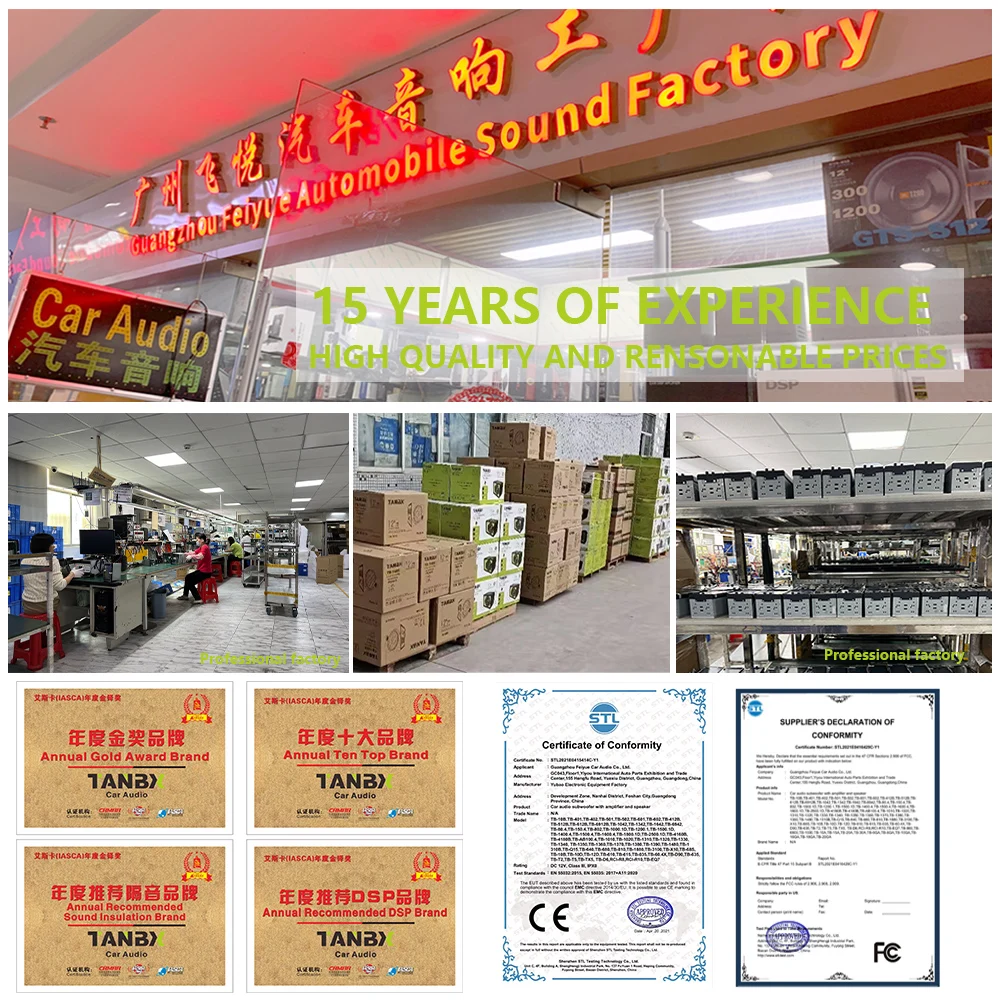 Factory wholesale  car speaker woofer 8 inch big power  car pure bass dual magnetic subwoofer (TB-SWD8PRO)