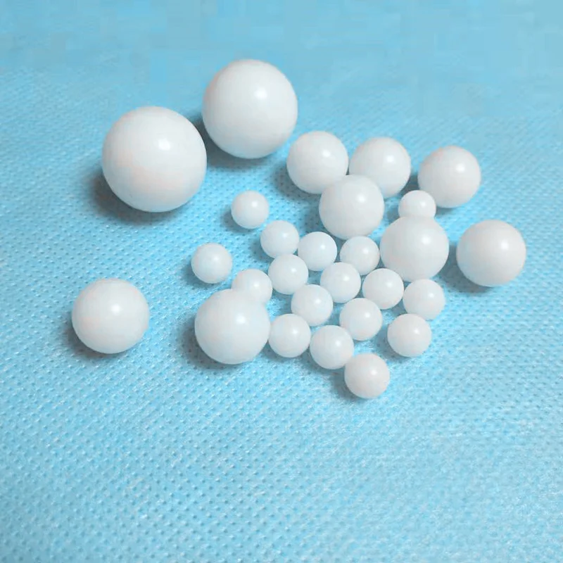 In stock 7/16' 1/2' 11.1125mm 12.7mm white precision delrin solid POM plastic ball