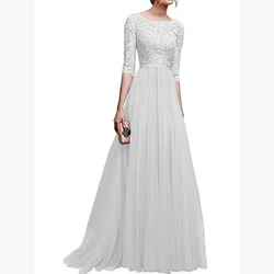 Высококачественные вечерние платья для женщин, элегантная одежда для подружки невесты, сексуальное платье макси на плечо для выпускного вечера для женщин