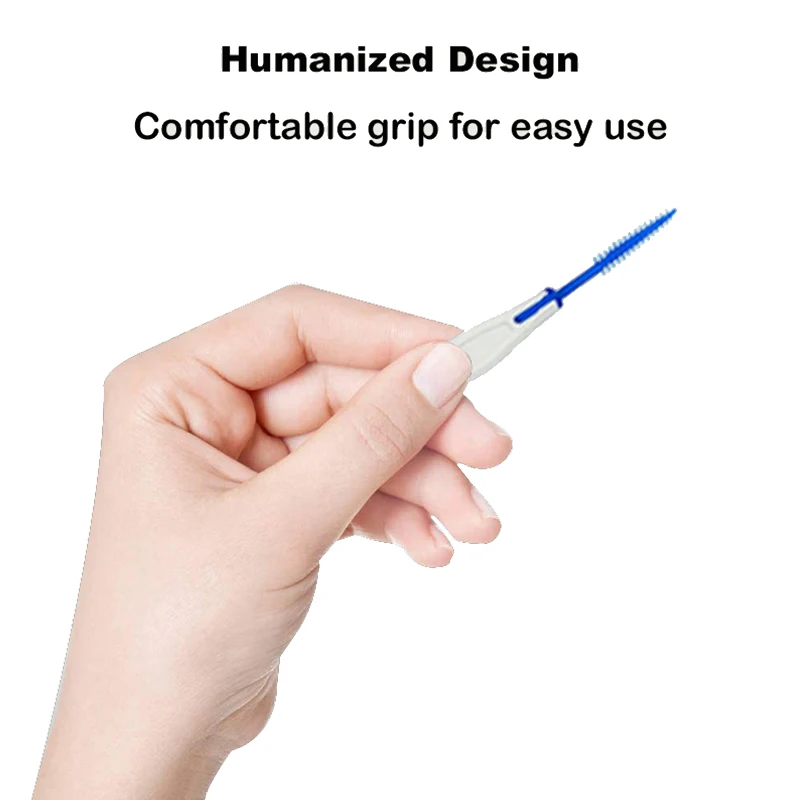 Richsource TPE Rubber Soft Picks Rubber interdental brush Oral Interdental Toothbrush Dental Floss Brush