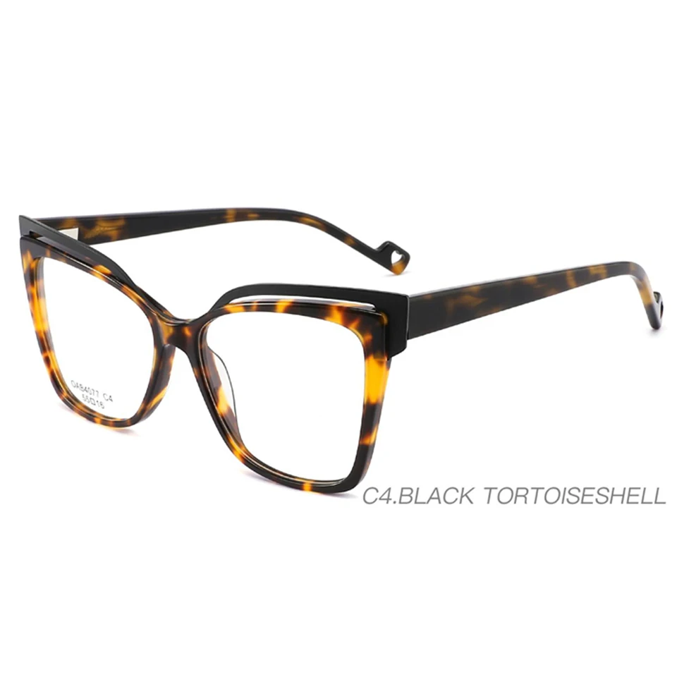 Wholesale Price Eyeglasses Acetate Frames Double Color Optical Spectacles