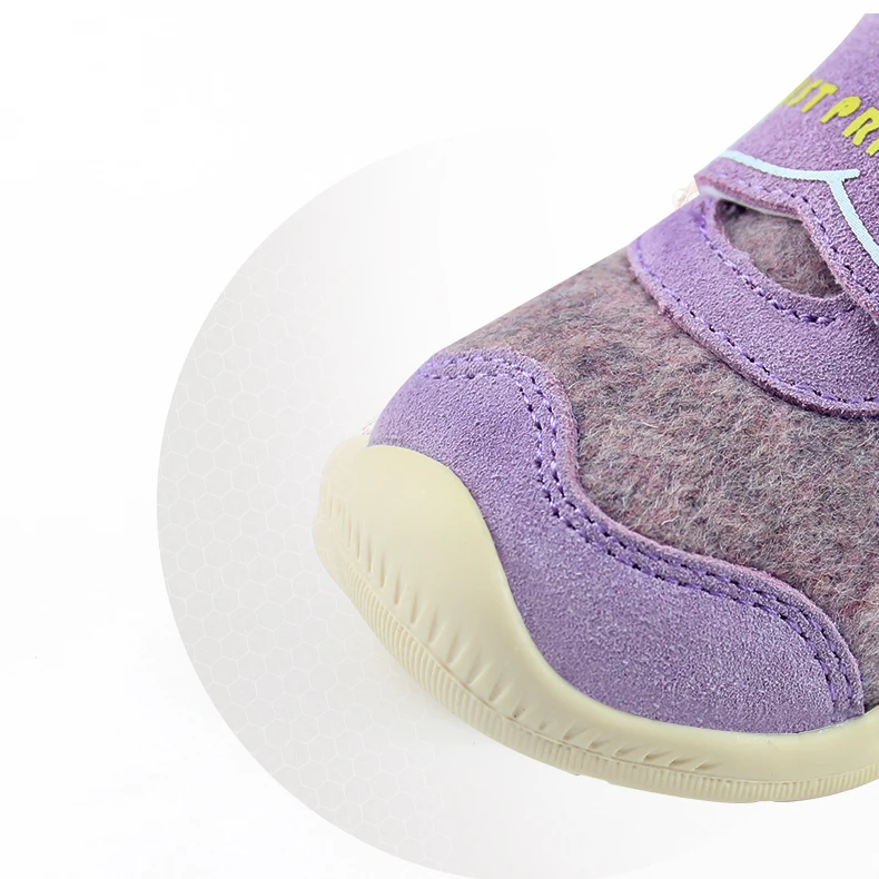 OEM/ODM фиолетовые детские кроссовки Повседневная прогулочная Школьная обувь для маленьких девочек необычная функциональная Высококачественная теплая