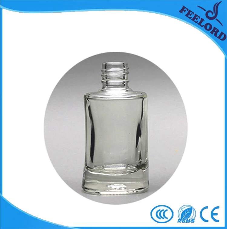 14ml empty nail polish bottle FD1996 private logo nail polish glass bottle 13/415 neck transparent cosmetic nail polish bottle