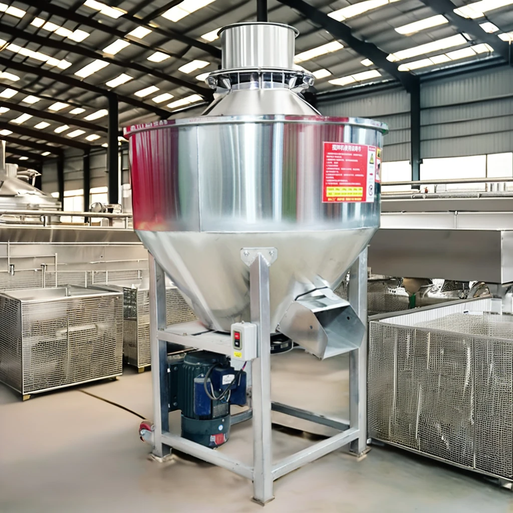 Factory Directly Stainless Steel Vertical Mixer Machine Customized 110 Poultry Feed Plant Home Use Motor Pellet Final Nigeria