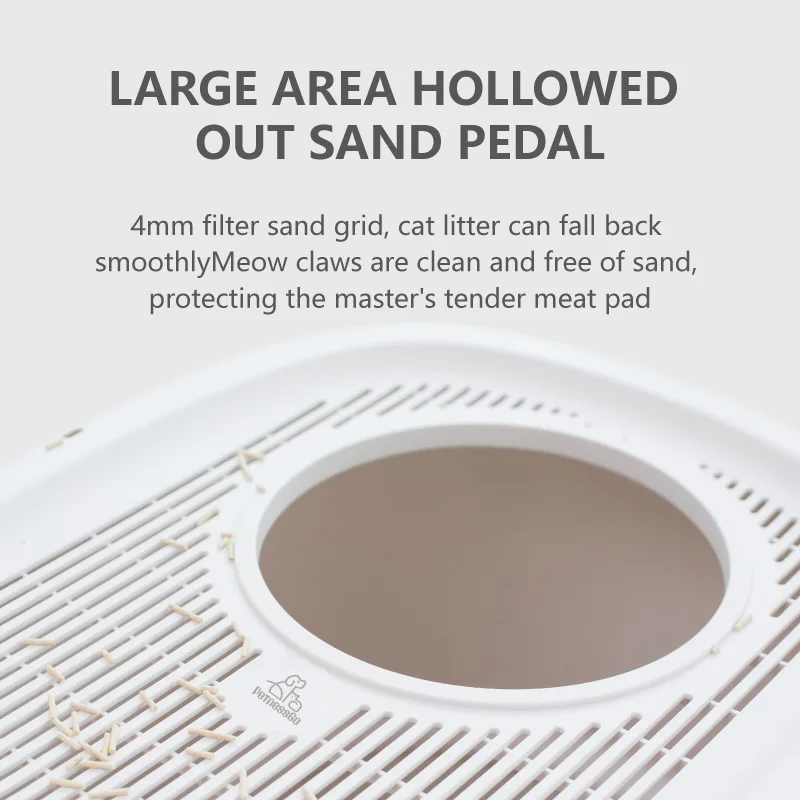 Petnessgo, большой туалет с полуоткрытым дизайном для кошачьего туалета, песочница для домашних животных, песочница для кошек с выдвижными лопатами