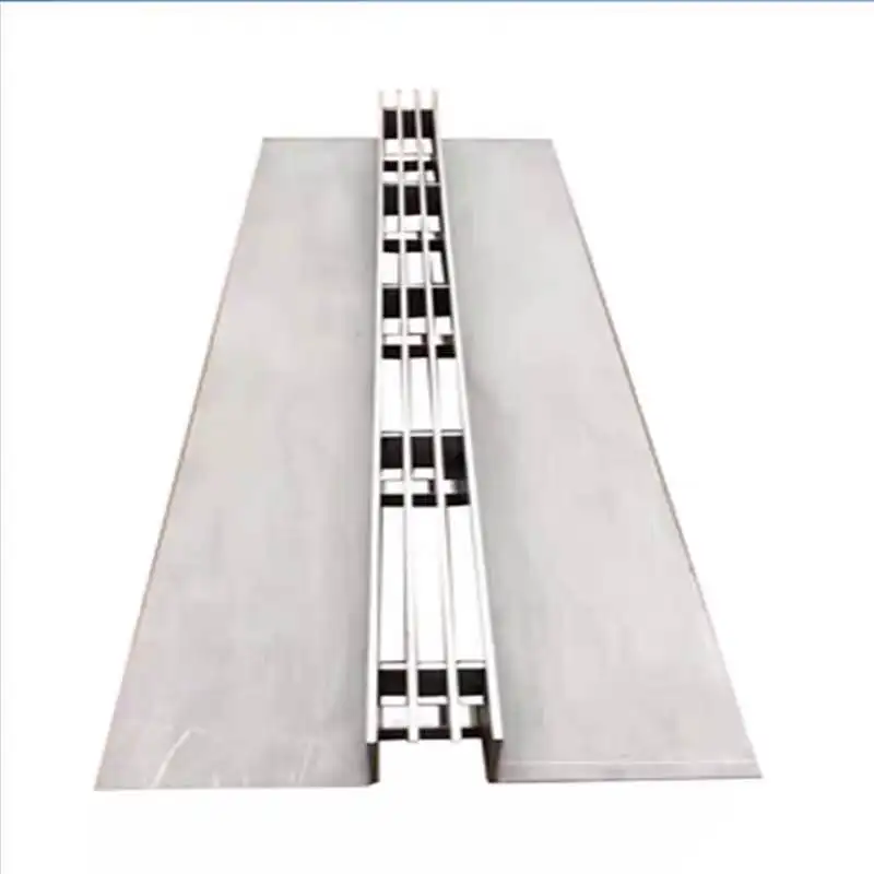 Custom Length Garage Floor Drain Trench Drain Channel Cover Outdoor Stainless Steel Grating Drainage Channel