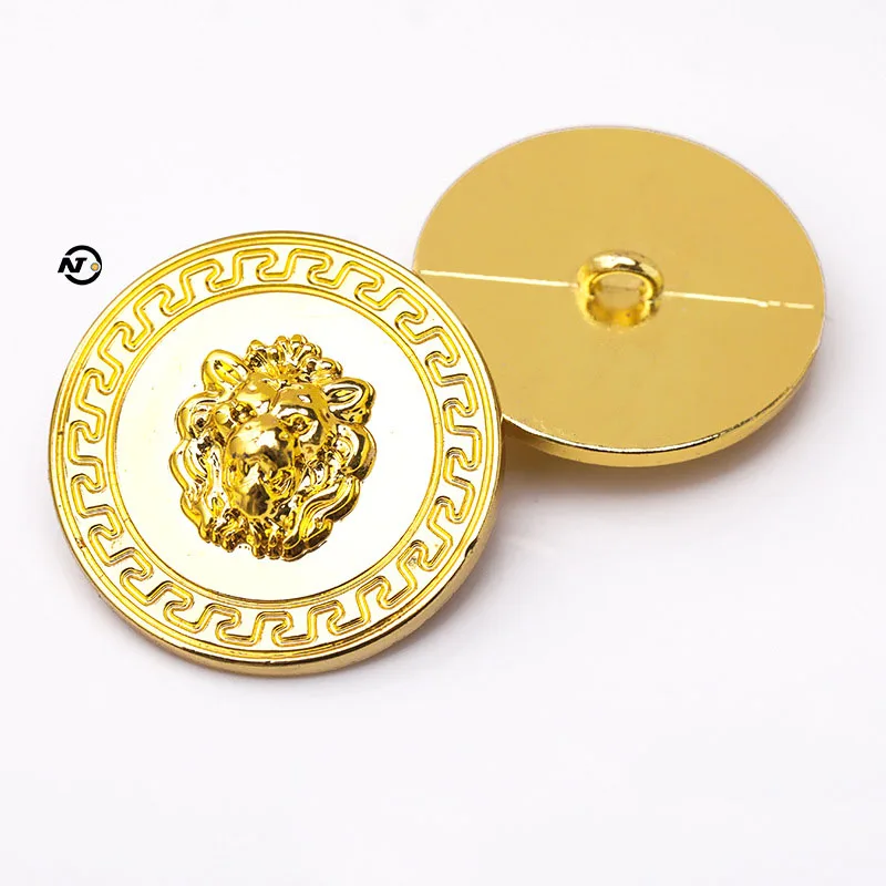 Metal Hand-stitched Buckles Cambered Anchor Buckle decorative buttons