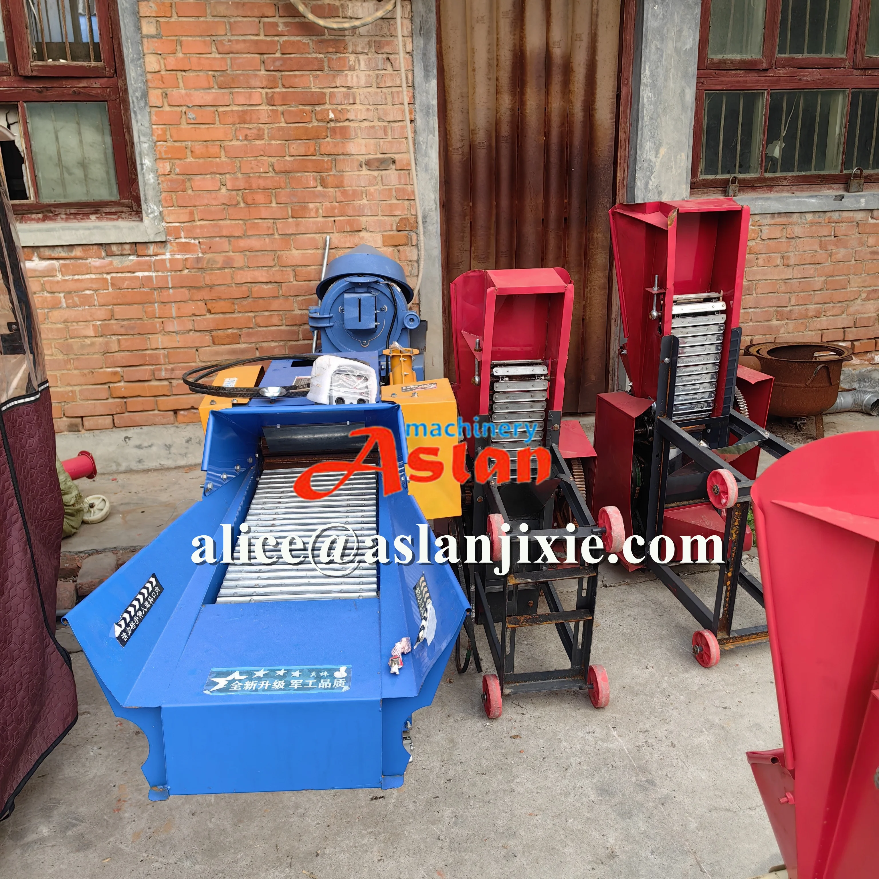 green corn straw cutting silk kneading machine / farm use  dry straw cutting kneading machine