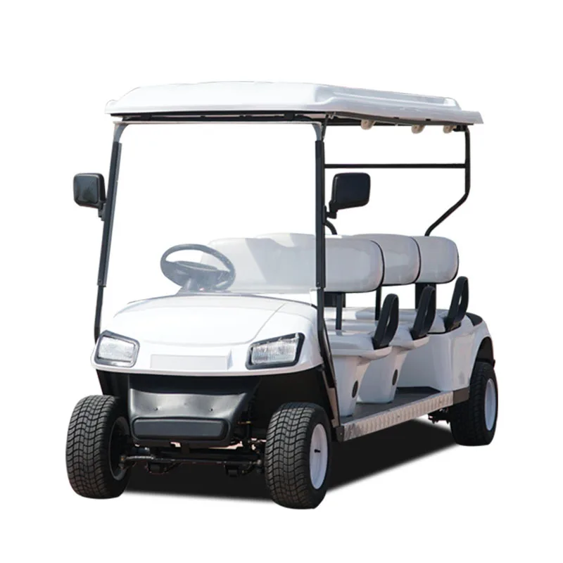 China Brand high quality cheap price sightseeing car electric golf buggy KEPLER model A 6 seats golf cart for sale
