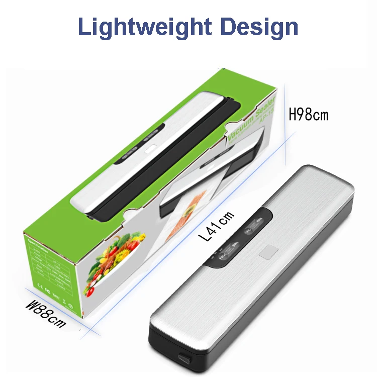 Домашний портативный бытовой кухонный пакет для хранения пищевых продуктов вакуумный упаковщик свежих