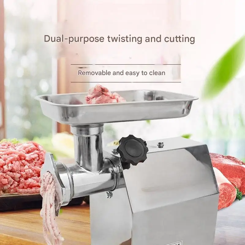 New electric meat grinder multifunctional large capacity storage box meat grinder