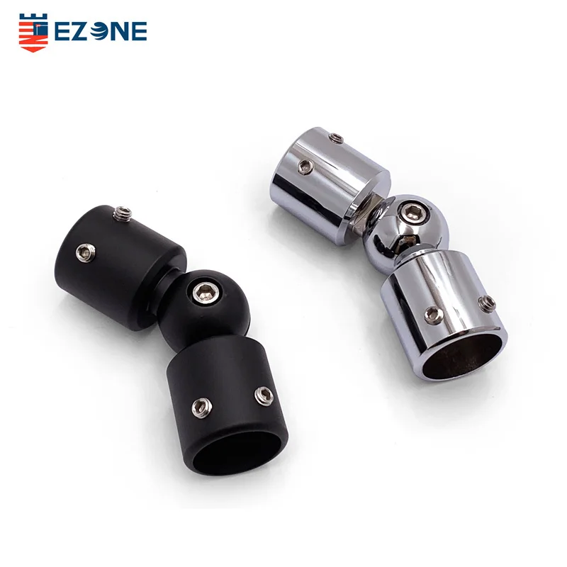 Heavy Brass Curtain Rod Corner Connector Elbow Black Modern Design for Hotel Bath Hardware Set