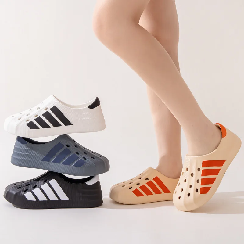 Four Bars 2023 fashion New Style Beach Eva Garden Shoes and Muller clogs Slide Foam Runners Men Women  children Garden shoes