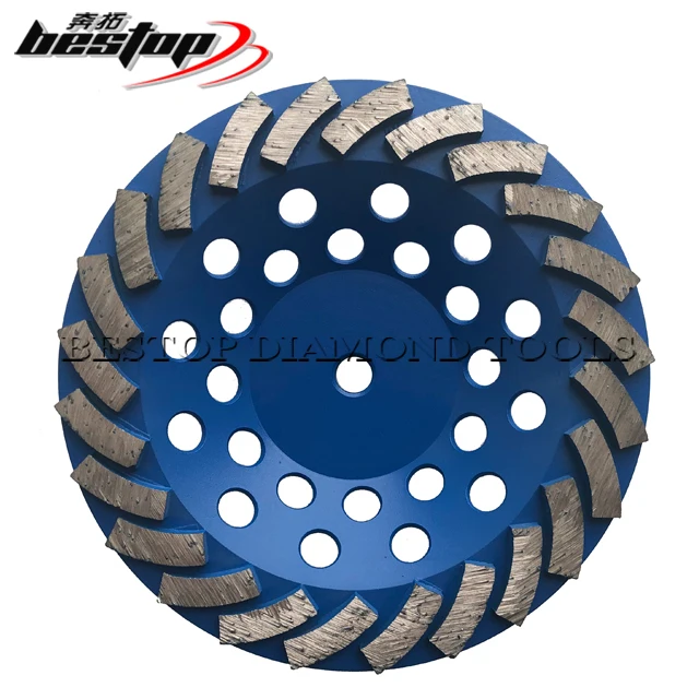 7 Inch 24-Seg Diamond Floor Grinding Cup Wheels for Stone
