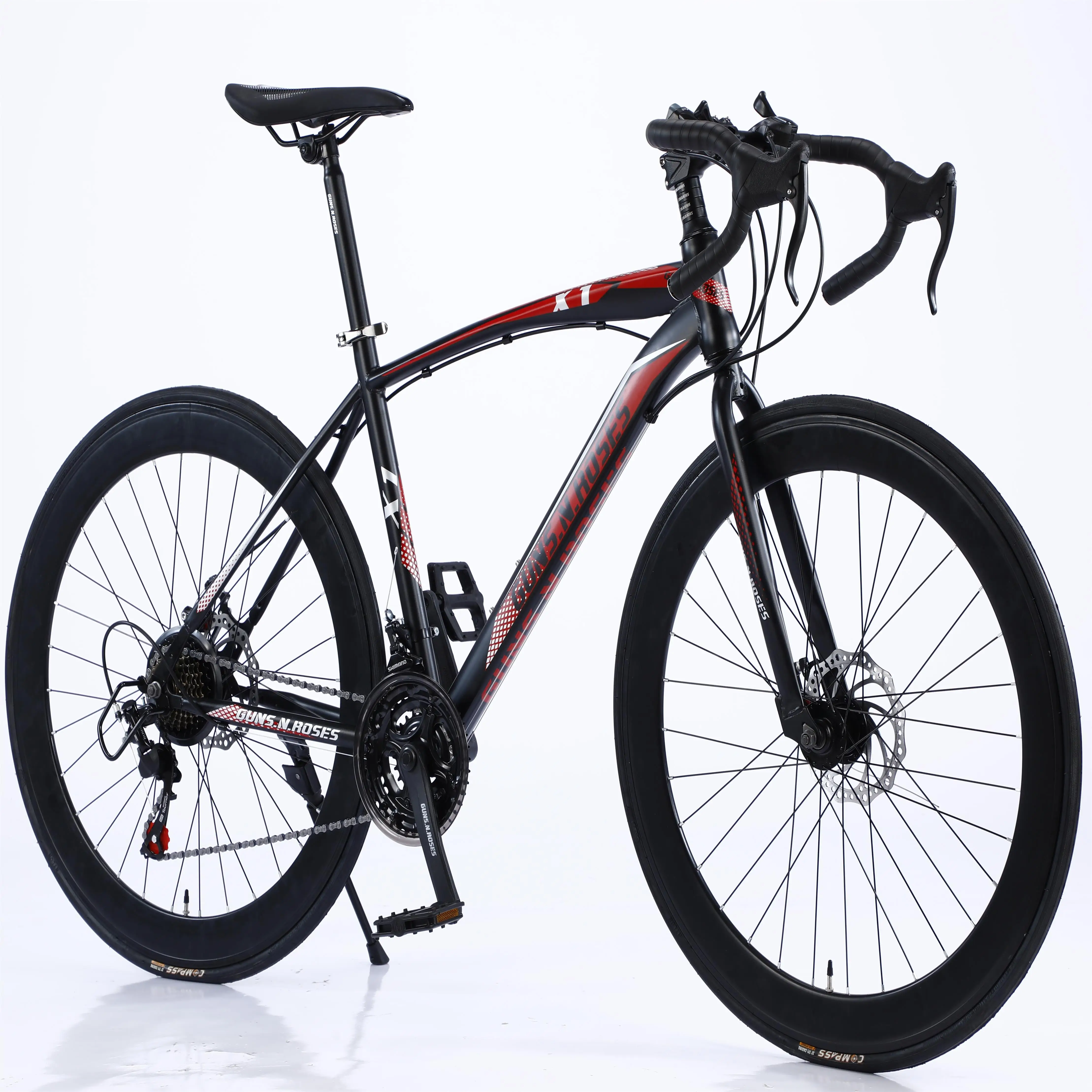 Hot Selling OEM Roadbicycle 700C Bend Handlebar 21S Roadbike with High Carbon Steel Frame and C60 Wheels Racing Bike for Adult