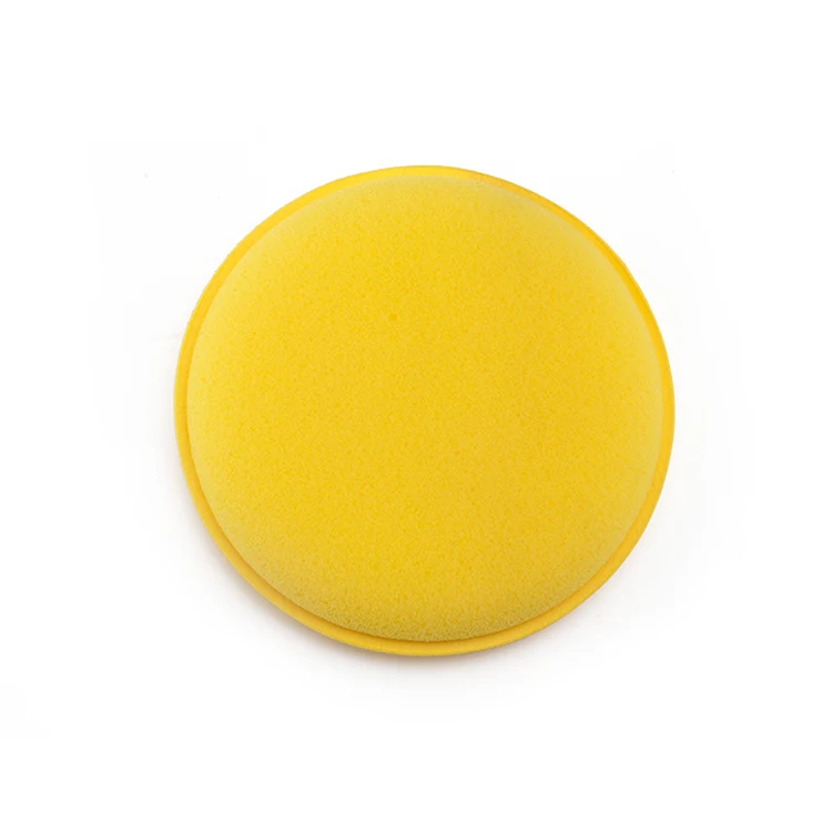 Круглые восковые аппликаторы для повязки шин OEM Sponduct, круглые губчатые аппликаторы, губка для автомобильной губки