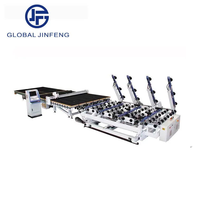 JFC-4028 CNC Glass Cutting Line Loading Transfer Table Automatic Cutter Machine Processing Line