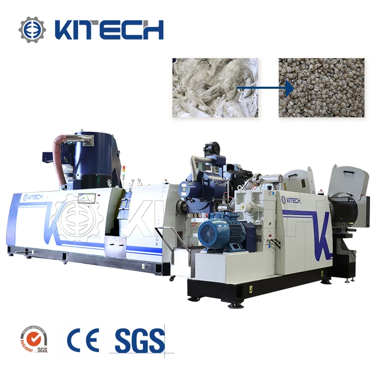 Customized 200-1000kg/h PP PE ABS PVC Recycling Plastic Pellet Extruder Double Screw Extruding Granulator Machine