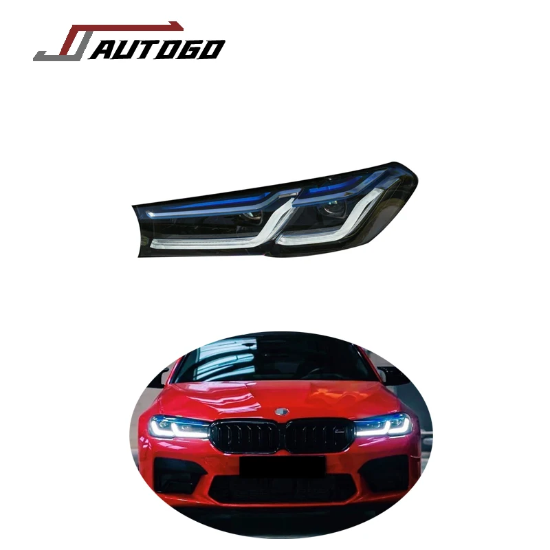 LED Front Lamp Assembly for BMW 5 Series G30 G38 2017-2022 Update to M5 Style LED Headlight